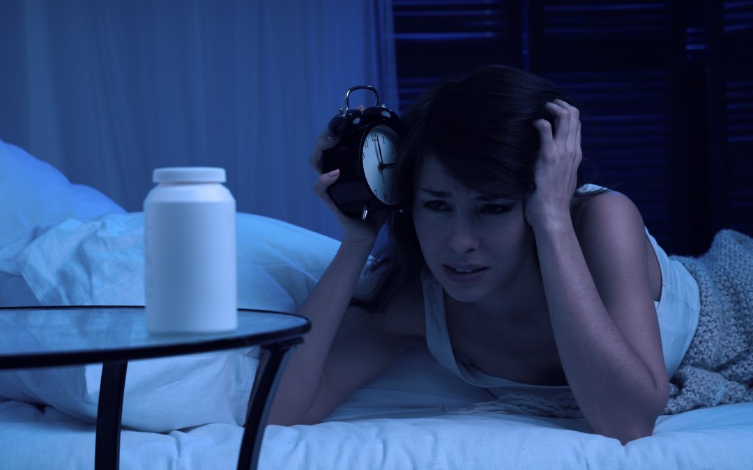 A woman nable to sleep facing issues with hearing
